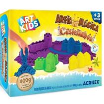 Kit Areia Mágica Castelinhos Art Kids 400g - Acrilex Kit Areia Mágica Castelinhos Art Kids 400g - Acrilex