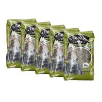Kit Areia Sanitária Higiênica Gatozim Tradicional 4kg com 5un Tezopet