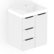 Kit Arenal Gabinete Gaveta e Porta 50x38 com Cuba Kit Arenal Gabinete Gaveta e Porta 50x38 com Cuba