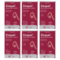 Kit Arese Pharma Zinquel Sabor Coco Com 6 Caixas De 60ml Cada