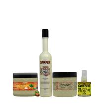 Kit Argan Coiffer 4 Itens Capilar Todos Tipos De Cabelo