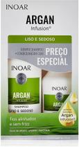 Kit Argan Liso E Sedoso Shampoo 500Ml Condicionador 250Ml