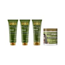 Kit Argan Liss Pos Escova Maxihair Shamp+Cond+Masc+Leave-In Kit Argan Liss Pos Escova Maxihair Shamp+Cond+Masc+Leave-In