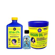 Kit Argan Oil Sh 250ml + Masc 230ml + Danos Vorazes Óleo Reparador 50ml Kit Argan Oil Sh 250ml + Masc 230ml + Danos Vorazes Óleo Reparador 50ml