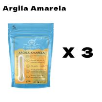 Kit Argila em Pó Branca, Amarela, Vermelha, Preta, Rosa, Verde e Blend de Argilas com Niacinamida Phallebeauty Vegano