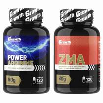 Kit Arginina 120 Caps + Zma 120 Caps Growth Supplements
