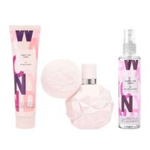 Kit Ariana Grande Sweet Like Candy Eau de Parfum+Hidratante+Body Mist Feminino -100 ml Kit Ariana Grande Sweet Like Candy Eau de Parfum+Hidratante+Body Mist Feminino -100 ml