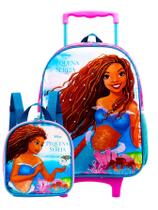 Kit Ariel Pequena Sereia Mochila de Rodas + Lancheira LL Kit Ariel Pequena Sereia Mochila de Rodas + Lancheira LL