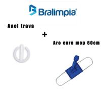 kit Armação Para Mop Pó Euro 60cm Bralimpia - Sem Cabo - Anel Trava