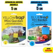 Kit Armadilha Adesiva Amarela e Azul - 5 unidades cada - Coleagro