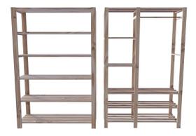 Kit Armário C/ Maleiro 190x170cm Oferta Casa Kit Armário C/ Maleiro 190x170cm Oferta Casa