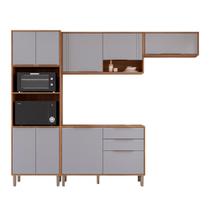Kit Armário Cozinha Completa Áurea 270cm 9 Portas com Balcão Kit Armário Cozinha Completa Áurea 270cm 9 Portas com Balcão