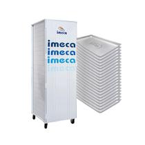 Kit - Armário Crescimento 20 Níveis 58x70 Ac20 + 20 Assadeiras Formas Alumínio Padaria Confeitaria