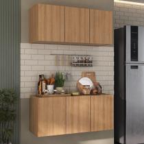 Kit Armário de Cozinha Aéreo e Balcão 3 Portas Multimóveis MP2164