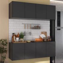 Kit Armário de Cozinha Aéreo e Balcão 4 Portas Multimóveis MP2161