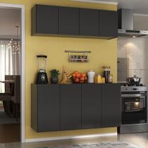 Kit Armário de Cozinha Aéreo e Balcão 4 Portas Multimóveis MP2162