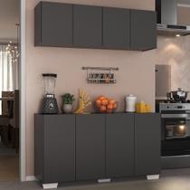 Kit Armário de Cozinha Aéreo e Balcão 4 Portas Multimóveis MP2171