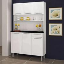 Kit Armário de Cozinha Compacta em Aço Itatiaia com 6 Portas e 1 Gaveta Rose