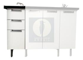 Kit Armário De Cozinha Completa Compacta Multiuso Com Balcão