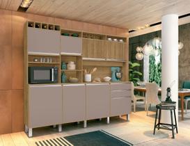 Kit Armário de Cozinha Smart 8 Portas Alta Qualidade Moderno