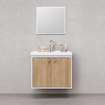 Kit Armário para Banheiro 50cm MDF com Cuba e Espelheira BERGAMO Kit Armário para Banheiro 50cm MDF com Cuba e Espelheira BERGAMO