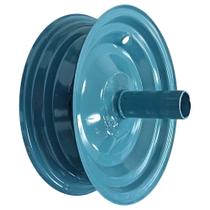 Kit Aro 8" p/ Carrinho de Mão Azul Bucha Chapa 16 4 Unidades - METALPAMA Kit Aro 8" p/ Carrinho de Mão Azul Bucha Chapa 16 4 Unidades - METALPAMA