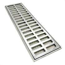 Kit aro aluminio 15x50 + grelha alumnio 15x50 cm- com tela Kit aro aluminio 15x50 + grelha alumnio 15x50 cm- com tela