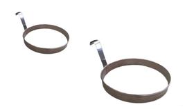 Kit Aro Modelador De Tapioca E Panquecas 16cm + 21cm Em Inox