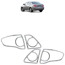 Kit Aro Moldura Lanterna Traseira Corolla 2009 2010 2011 Cromado Kit Aro Moldura Lanterna Traseira Corolla 2009 2010 2011 Cromado