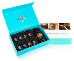 Kit Aroma Touch 8 principais Óleos Essenciais 5 ml cada + 1 Óleo de Coco Fracionado 115 ml.