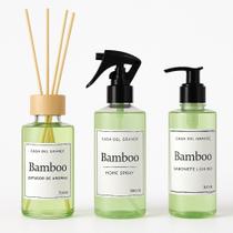 Kit Aromas Bamboo Difusor de Aromas, Aromatizante e Sabonete Casa Del Grande Kit Aromas Bamboo Difusor de Aromas, Aromatizante e Sabonete Casa Del Grande