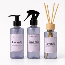 Kit Aromas Lavanda (Difusor de Aromas + Aromatizante + Sabonete)