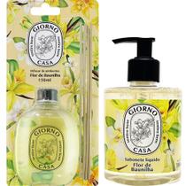 Kit Aromatizador Difusor De Ambiente + Sabonete Líquido Giorno Casa fragrâncias - Ótima opção para presentear Kit Aromatizador Difusor De Ambiente + Sabonete Líquido Giorno Casa fragrâncias - Ótima opção para presentear