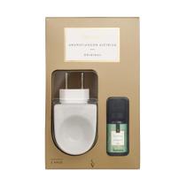 Kit Aromatizador Difusor Porcelana Via Aroma + Essência 10ml