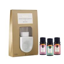 Kit Aromatizador Elétrico Original + 3 Essências (Breeze, Lavanda Francesa e Flor de Cerejeira) - Via Aroma