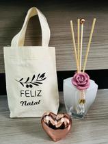 Kit Aromatizador Rose Prata Gold Coração Presente De Natal Kit Aromatizador Rose Prata Gold Coração Presente De Natal