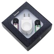 Kit Aromatizador Via Aroma Standard + 2 Essencias 10ml Bamboo e Lavanda Francesa - Kit Presente