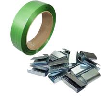 Kit Arqueação Fita PET 13,16,19mm 1Kg Selo Resistente