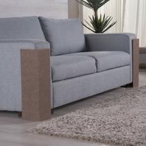 Kit Arranhador Gato Protetor de Sofá 2 Pçs Bege Resistente