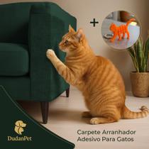 Kit Arranhador Protetor Adesivo Gatos Pet Sofá, Cama e Moveis Premium 30X50cm + BRINDE