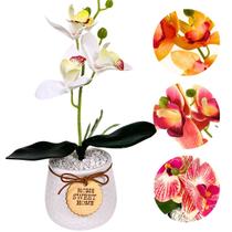 Kit Arranjo Grande de Orquídea Decoração Casa Realista Flor