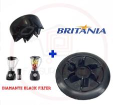 Kit Arraste do Copo e Do Motor Liquidificador Britania Diamante Black Filter