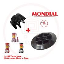 Kit Arraste do Motor e Do Copo Liquidificador Mondial L1100 Turbo