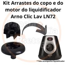 Kit arraste do motor e do copo para liquidificador ARNO CLIC LAV LN72