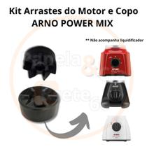 Kit arrastes do copo e motor de liquidificador Faciclic, New Faciclic, Power Mix, Clic Mix, Plus