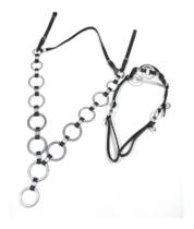Kit Arreamento Preto Premium Completo Com Cabeçada De Argola Dupla Chapeada + Peitoral Argolado Kit Arreamento Preto Premium Completo Com Cabeçada De Argola Dupla Chapeada + Peitoral Argolado