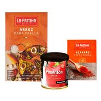 Kit Arroz P/ Paella +açafrão La Pastina + Páprica Carmencita