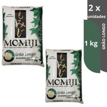 Kit Arroz Para Culinária Oriental 1 Kg Momiji Sushi 2 Unid
