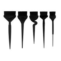 Kit Art 5 Pincéis Profissionais Para Coloração Capilar Martini Linha Premium Cerdas 100% Nylon