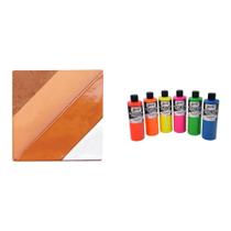 Kit Art Combo Casafoyer Low Fire Moist Fire, cerâmica e tinta